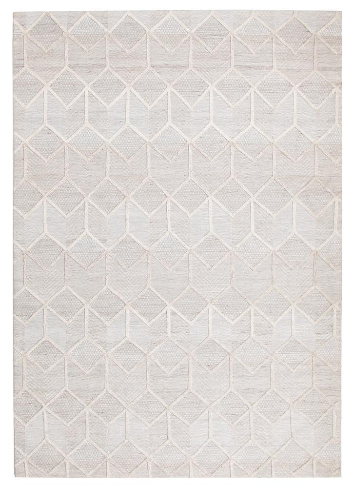 Winter Grey Brush Modern Rug