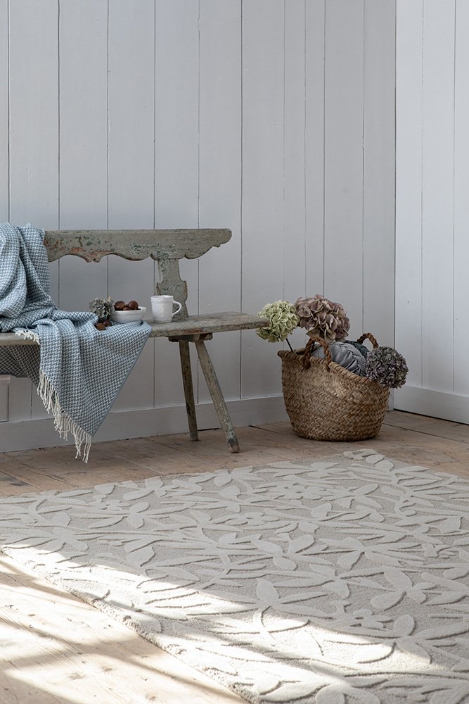 Laura Ashley Cleavers Natural Wool Rug