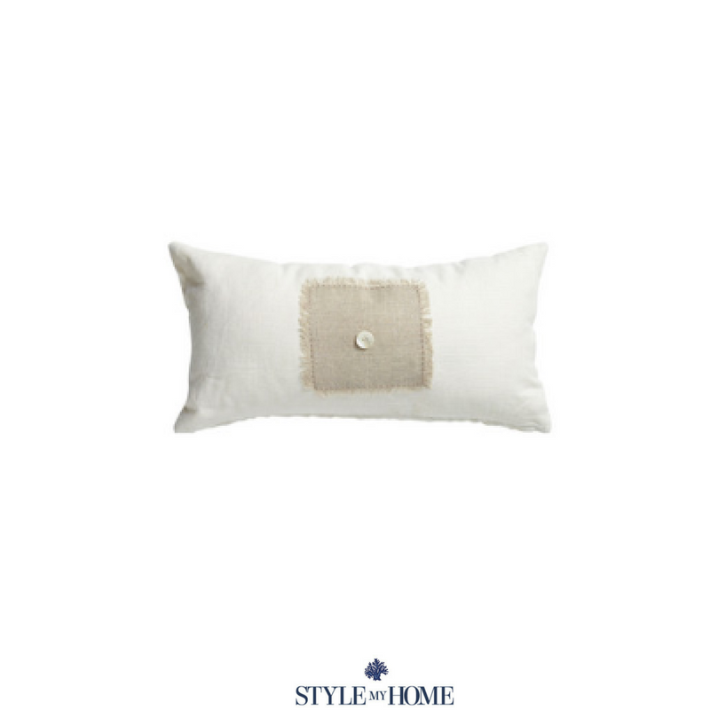 Chic Linen Cushion With Feather Insert