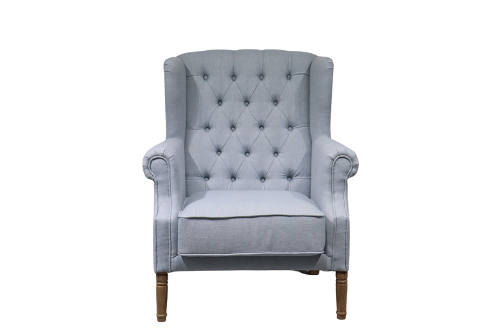 Hamptons wingback armchair