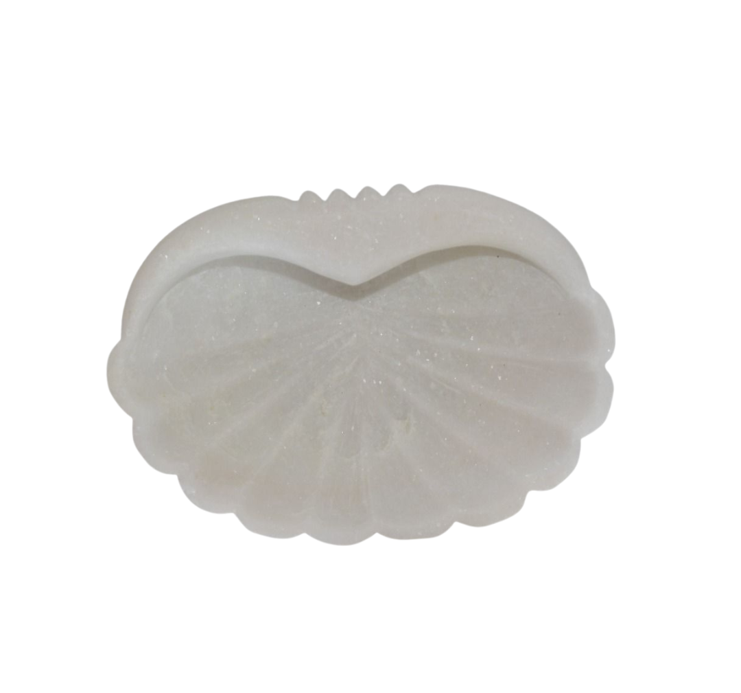 Clam Marble Decorative Bowl