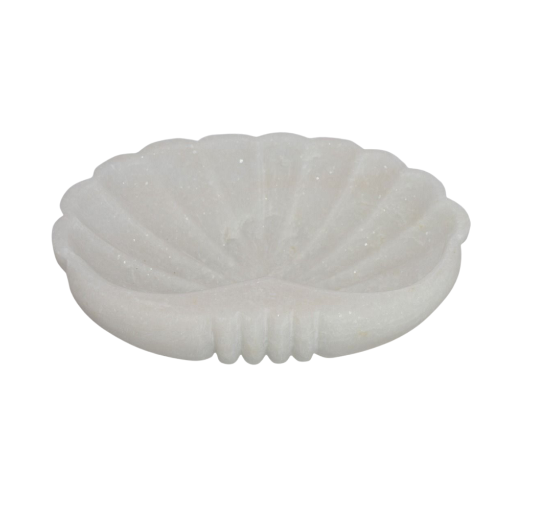 Clam Marble Decorative Bowl