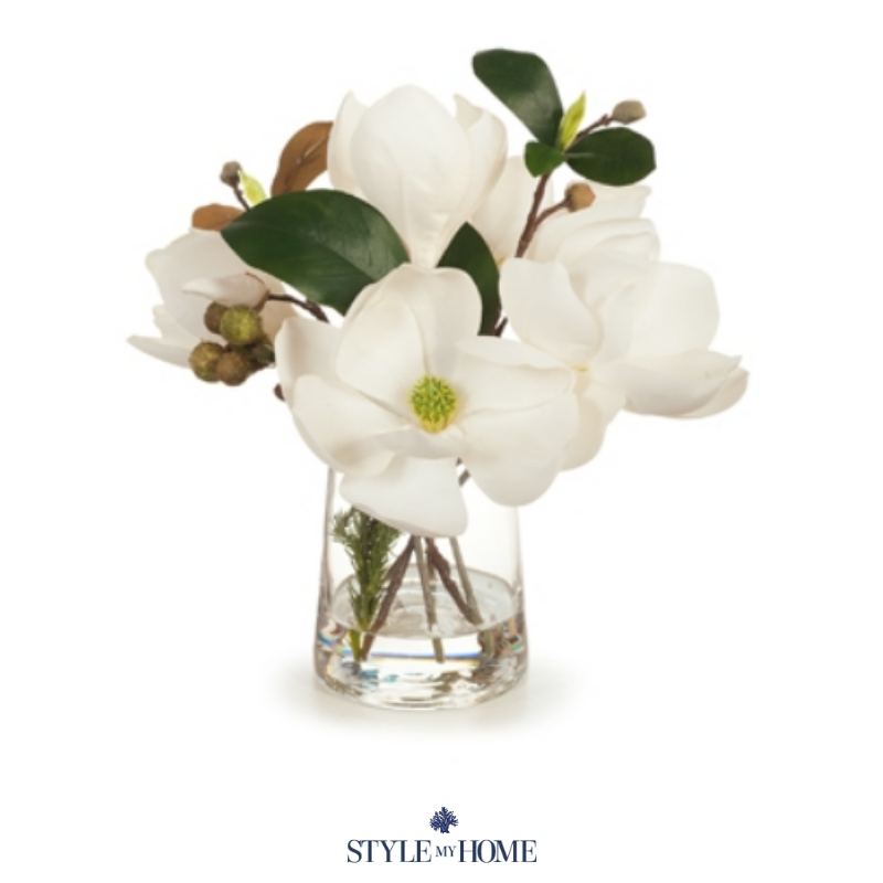 Magnolia Mix In Vase - 28cm